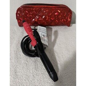 FHI Heat Platform Mini Red Curling Iron 1" w/ Case Tested Works
